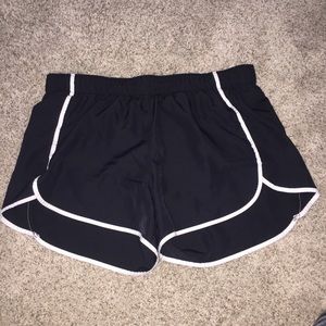 Black Exercise Shorts